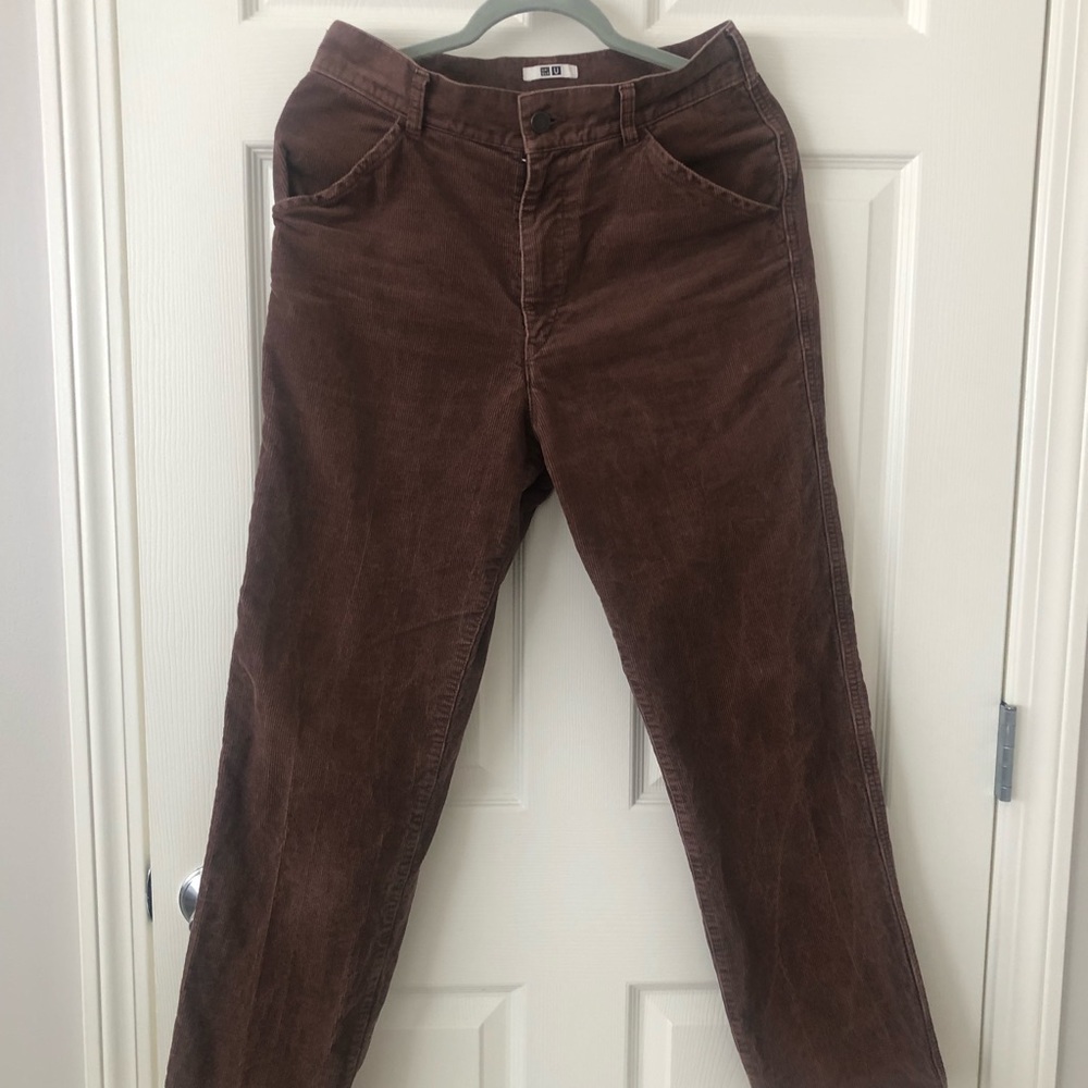 Uniqlo Men U Corduroy Regular-fit Straight Pant Waist 30